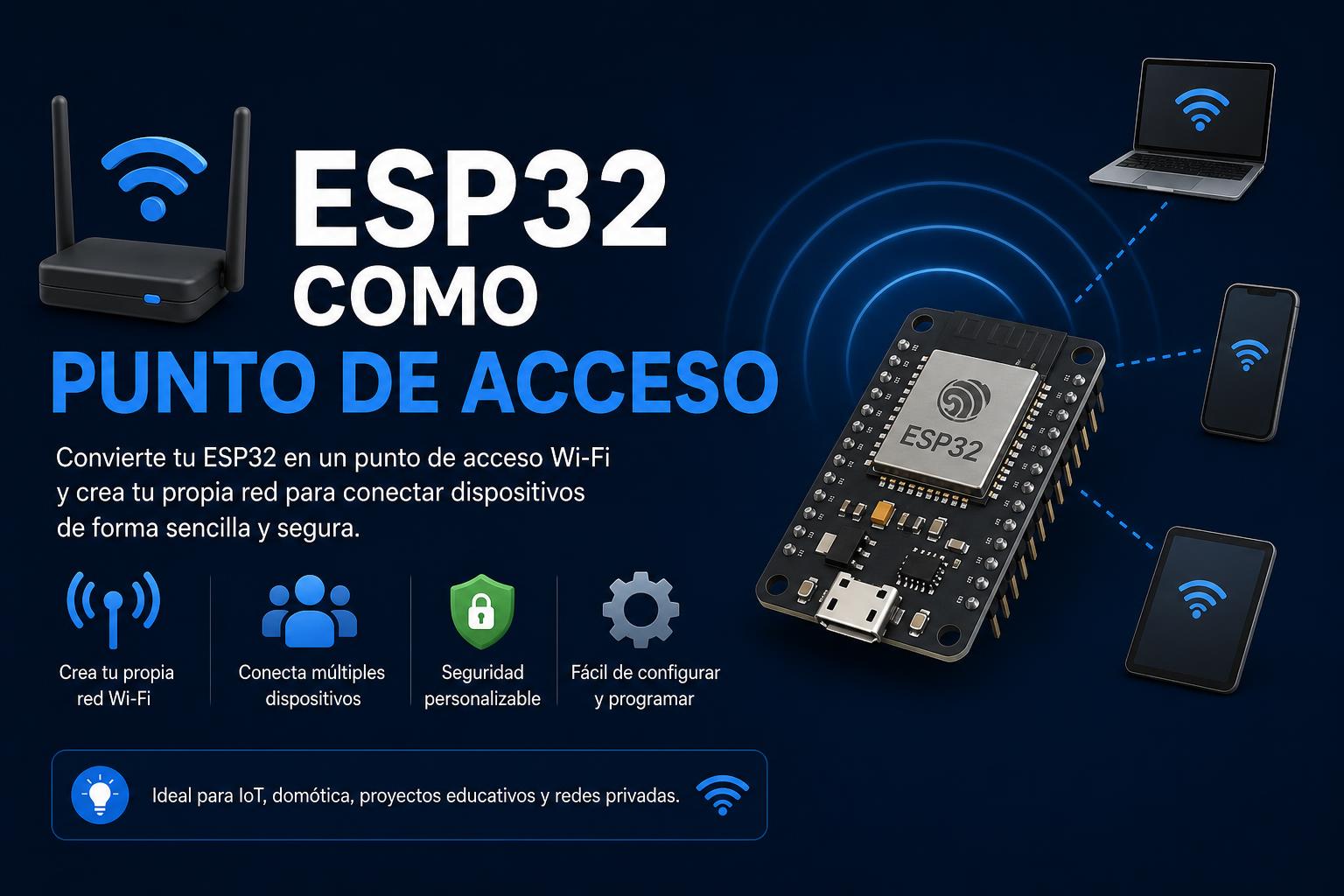 esp32 como punto de acceso