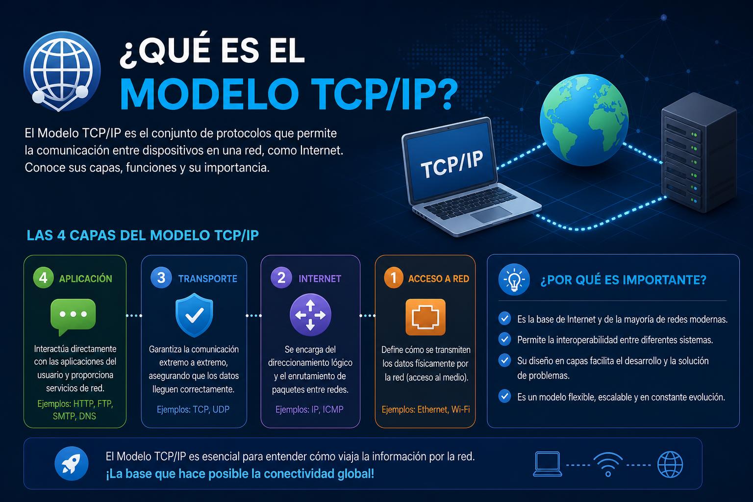 Qué es el Modelo TCP/IP